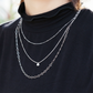 【社販】#226 three-strand necklace【SV】