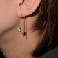 【129カット】#218 hook type pierced earrings【SV】